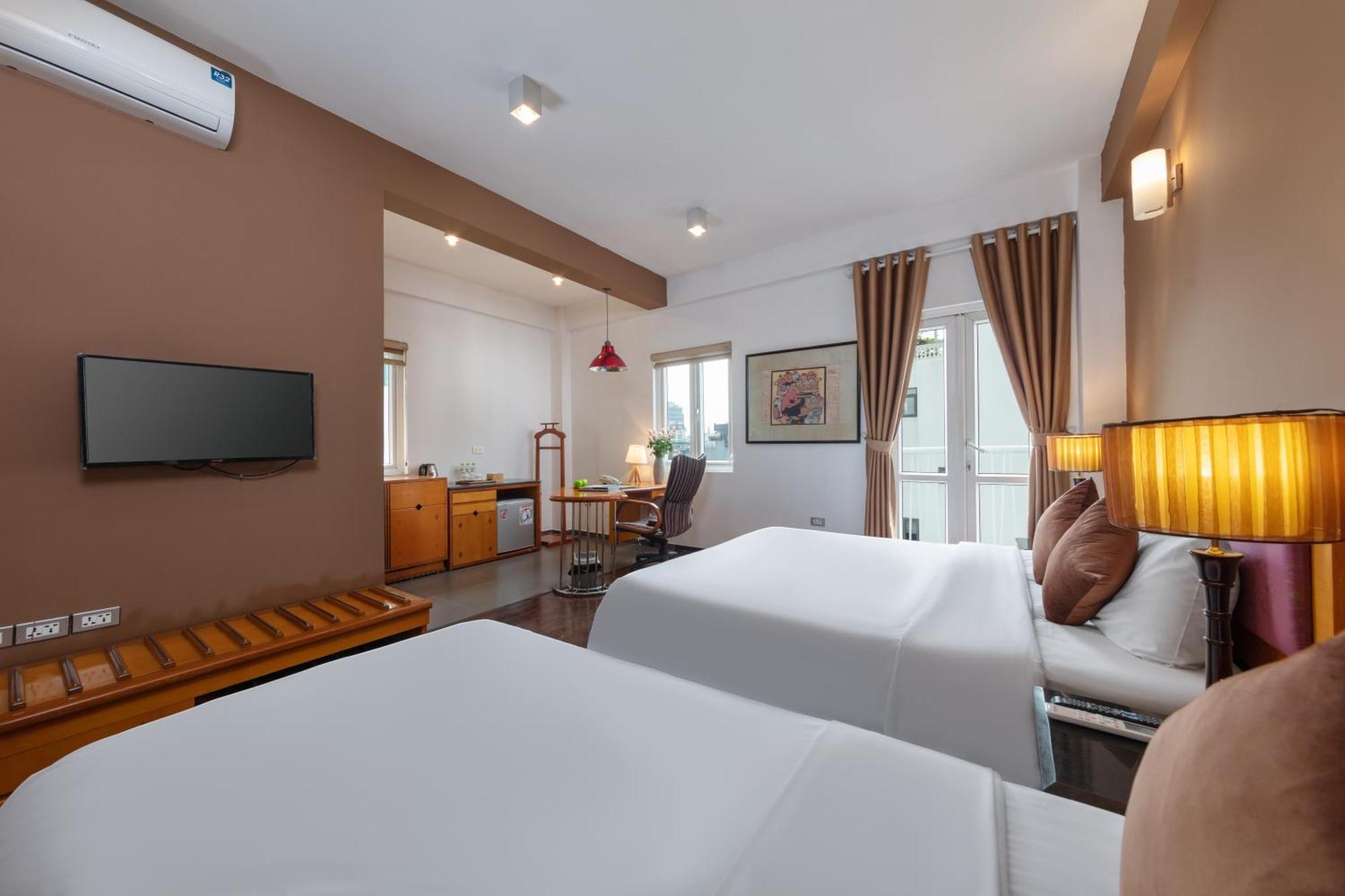 Hanoi Golden Sunshine Villa Hotel And Travel Hanói Exterior foto